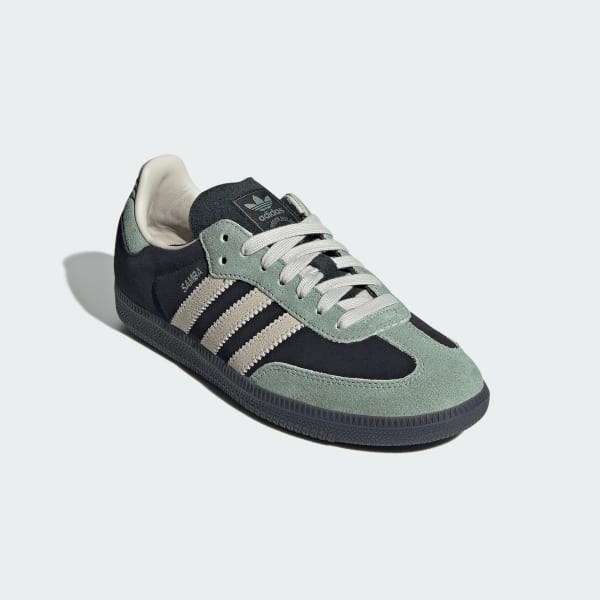 Adidas Women's Samba Og Shoes - Core Black / Alumina / Silver Green
