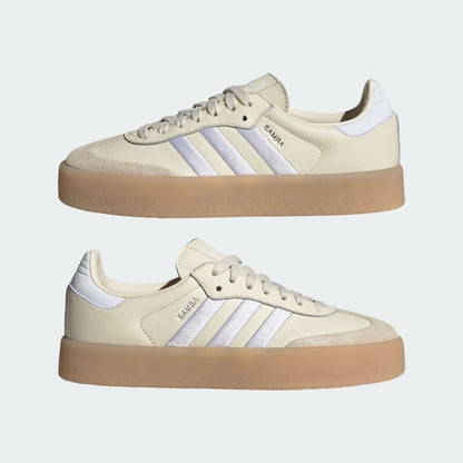Adidas Women's Sambae Shoes - Wonder White / Cloud White / Silver Metallic