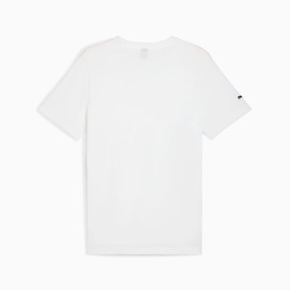 Puma Men's Ferrari Race Tonal Big Shield Tee Apparel - Puma White