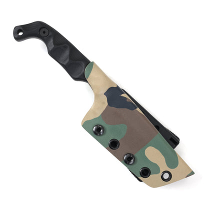 TD x Stroup Knives Bravo 5 Tanto - Woodland Sheath
