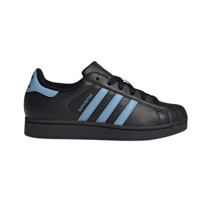 Adidas Men's Superstar Ii Shoes - Black Ash / Blue