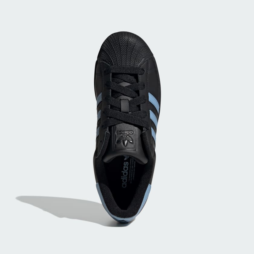 Adidas Men's Superstar Ii Shoes - Black Ash / Blue