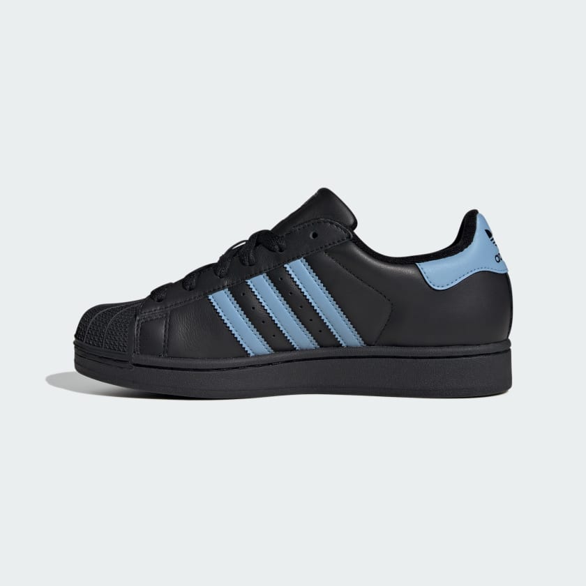 Adidas Men's Superstar Ii Shoes - Black Ash / Blue