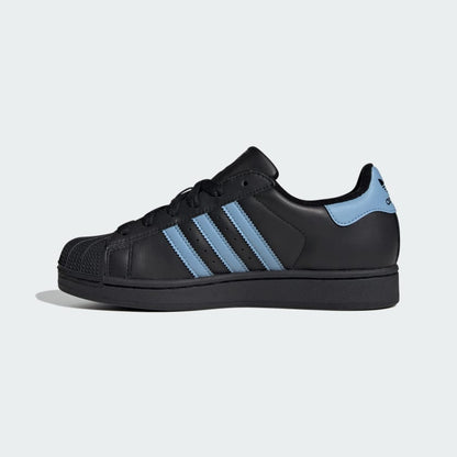 Adidas Men's Superstar Ii Shoes - Black Ash / Blue