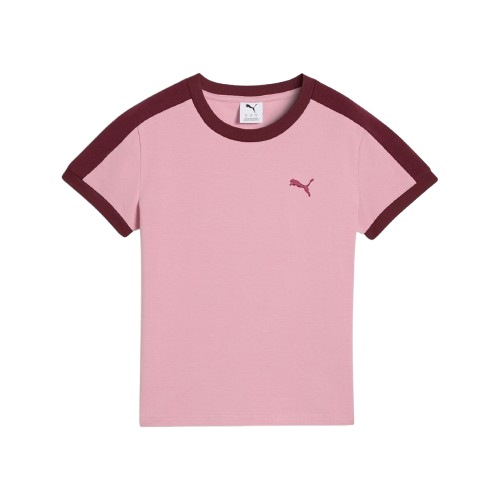 Puma Women's T7 Slim Tee - Poised Pink