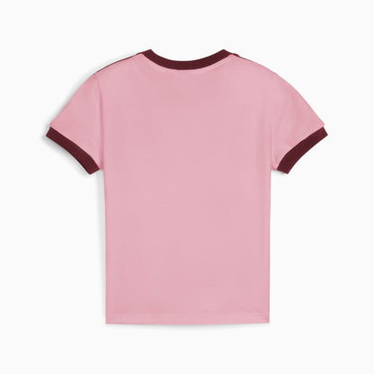 Puma Women's T7 Slim Tee - Poised Pink