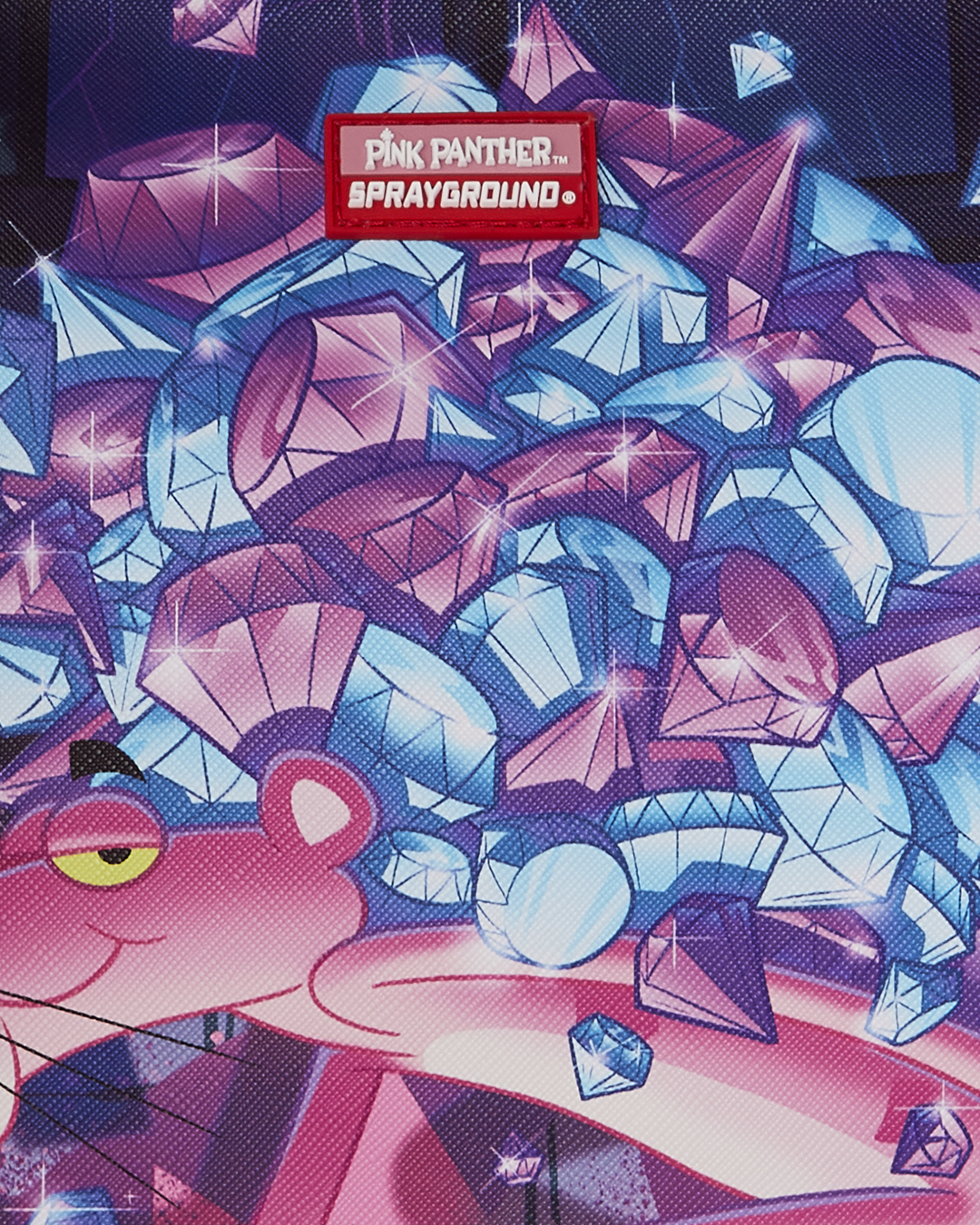 Sprayground Pink Panther Diamond Heist Tote Bag