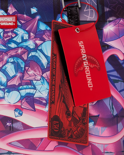 Sprayground Pink Panther Diamond Heist Tote Bag
