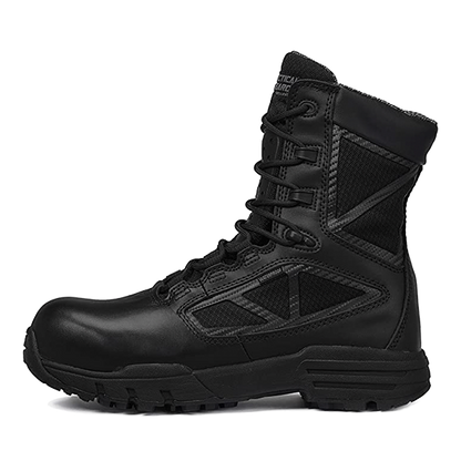 Tactical Research Chrome TR998Z WP 8" Waterproof Side-Zip Composite Toe Boot