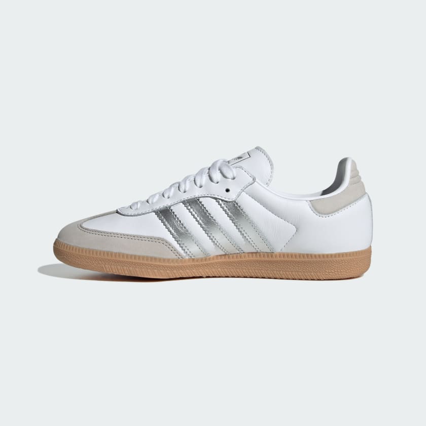 Adidas Women's Samba Og Shoes - White / Silver Metallic / Grey One
