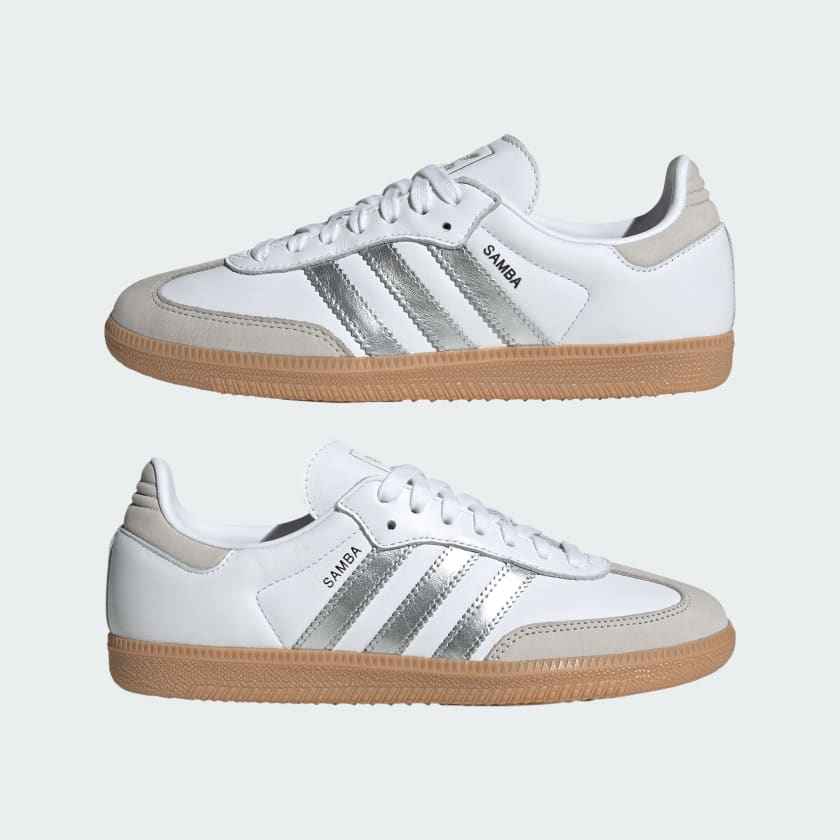 Adidas Women's Samba Og Shoes - White / Silver Metallic / Grey One