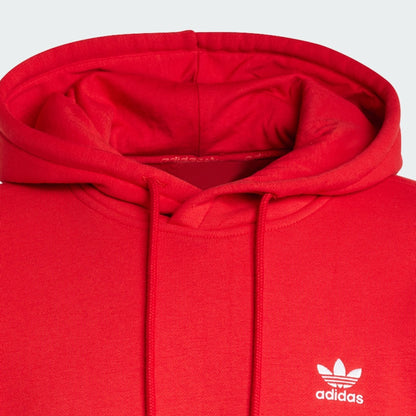 Adidas Men's Trefoil Essentials Hoodie Apparel - Red
