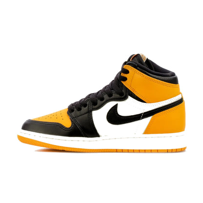 Nike Kids' Jordan 1 Retro High OG Shoes - Taxi Yellow / Black Sail