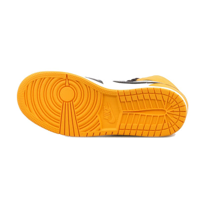 Nike Kids' Jordan 1 Retro High OG Shoes - Taxi Yellow / Black Sail