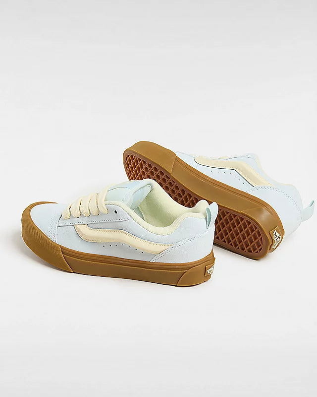 Vans Men's Knu Skool Shoes - Gum / Spa Blue