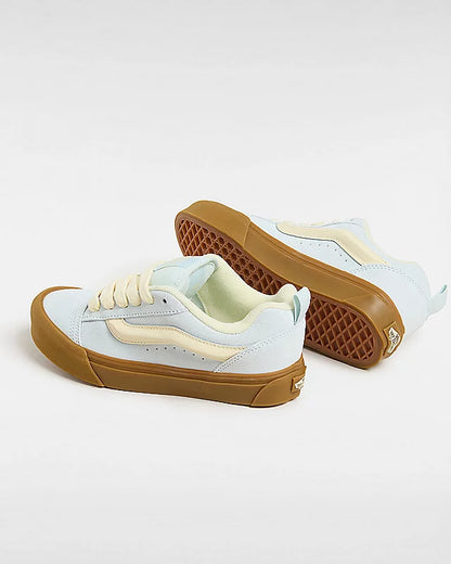 Vans Men's Knu Skool Shoes - Gum / Spa Blue