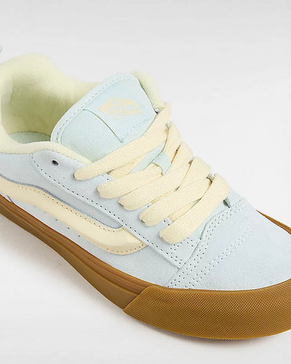 Vans Men's Knu Skool Shoes - Gum / Spa Blue