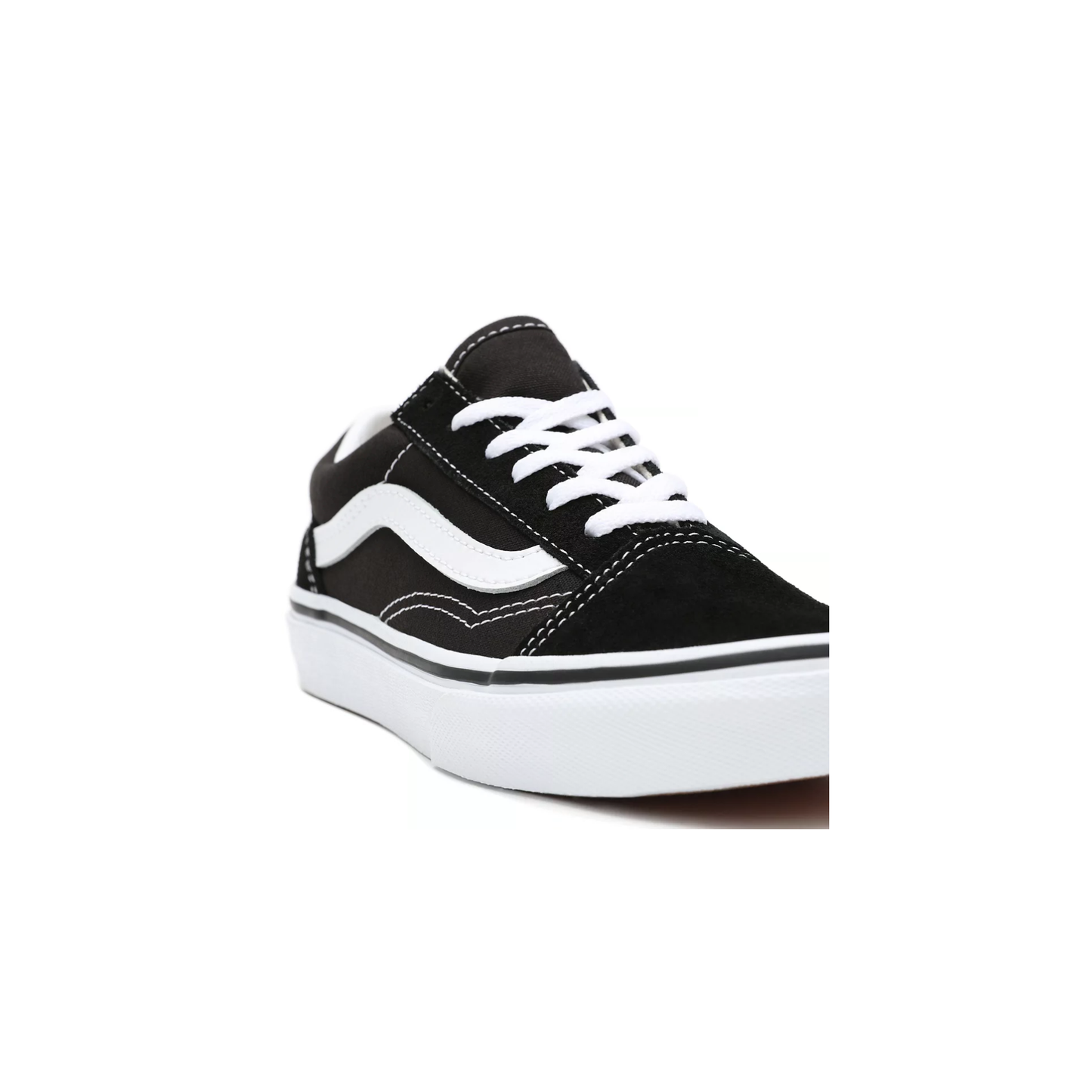 Vans Kids' Old Skool Shoes - Black / True White