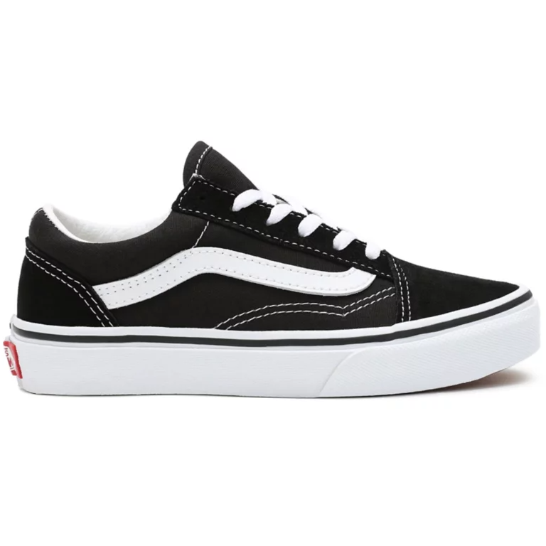 Vans Kids' Old Skool Shoes - Black / True White