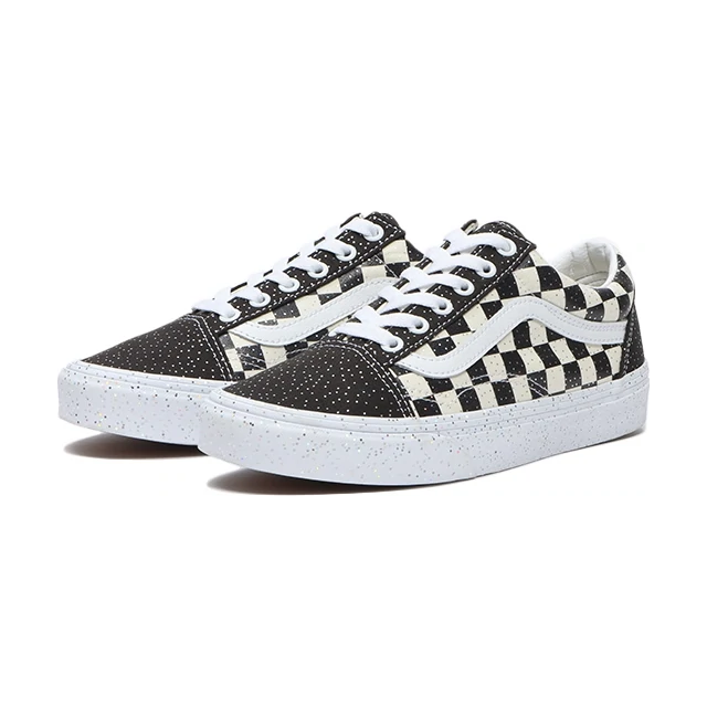 Vans Unisex Old Skool Confetti Shoes - Black / True White