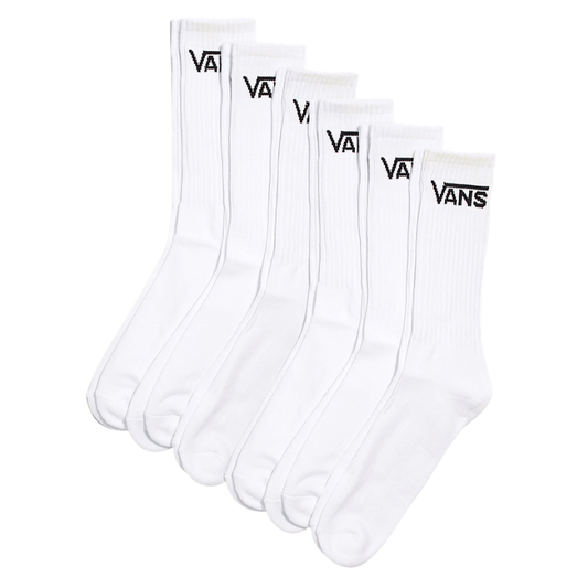 Vans Classic Crew Socks (6-Pack)