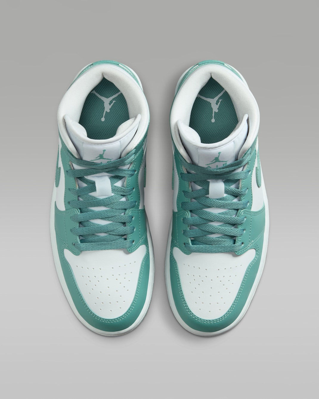 Nike Women's Air Jordan 1 Mid Shoes - White / Cannon