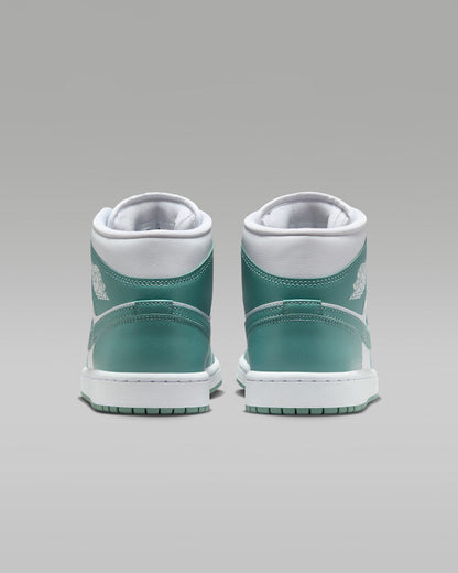 Nike Women's Air Jordan 1 Mid Shoes - White / Cannon