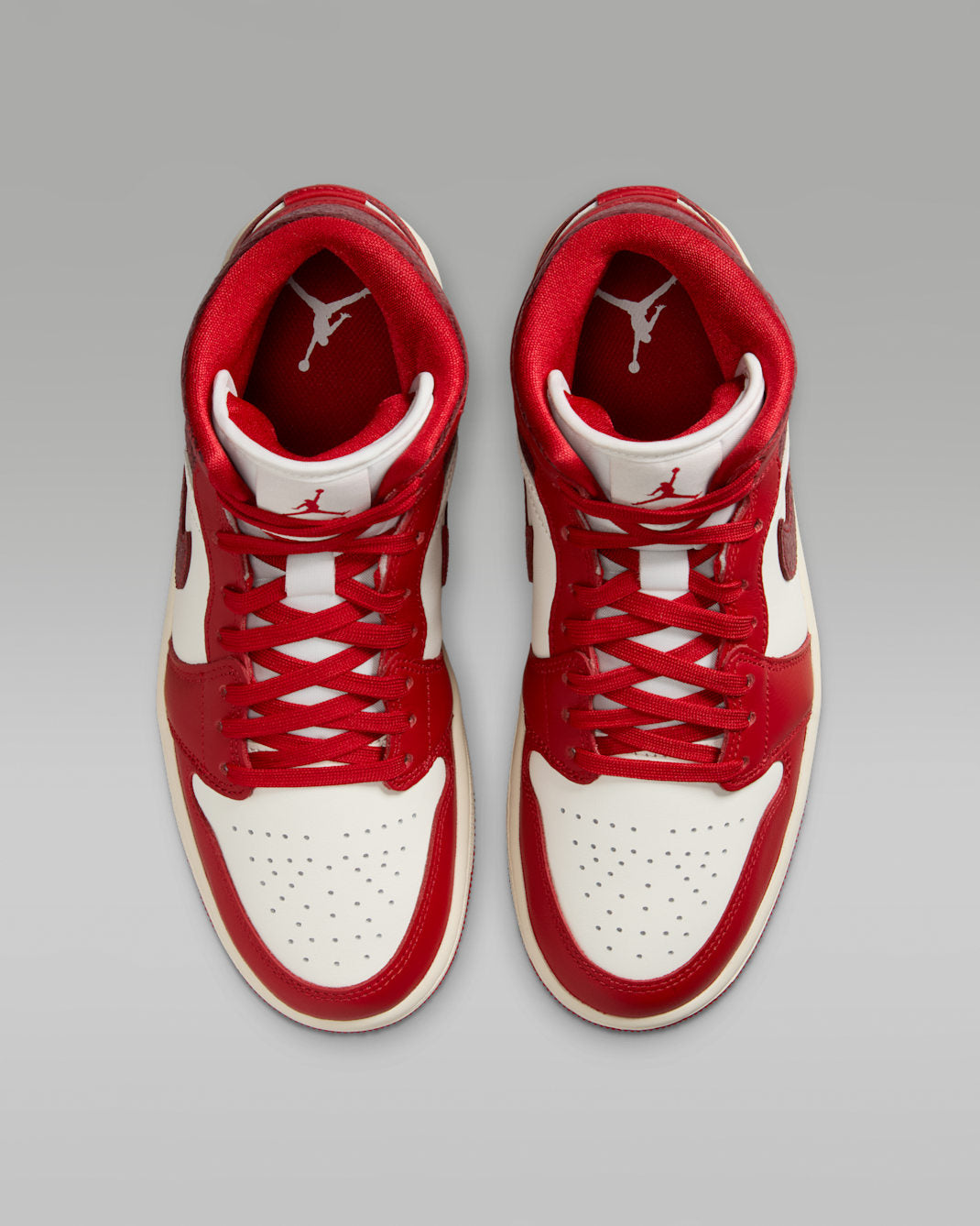 Nike Women's Air Jordan 1 Mid Se Shoes - Sail / Team Red / Varsity Red