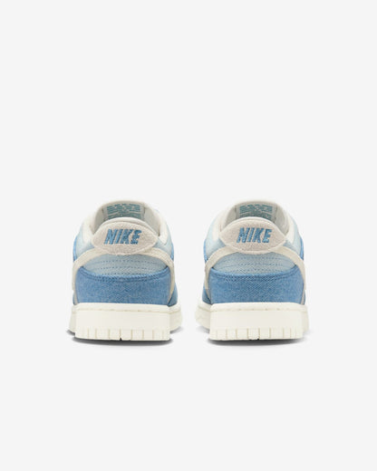Nike Women's Dunk Low Shoes - Smokey Blue / Denim Turquoise / Ochre / Pale Ivory
