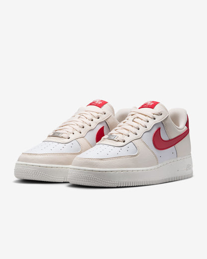 Nike Women's Air Force 1 '07 Next Nature Shoes - Pale Ivory / Sail / University Red