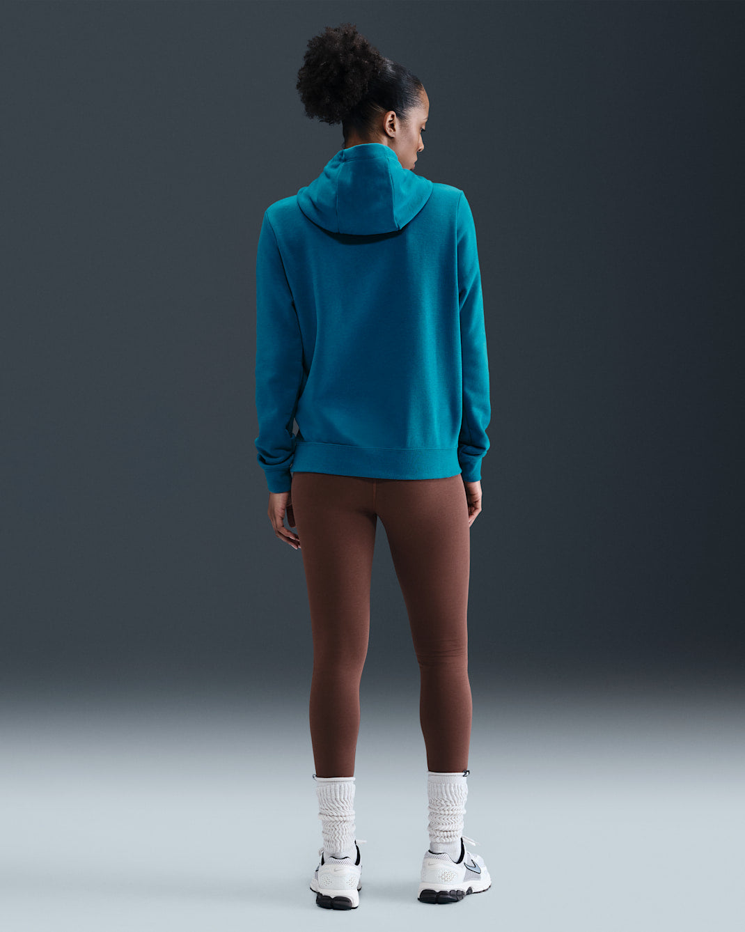 Nike Women's Nike Sportswear Club Fleece Hoodie - Green Abyss/White