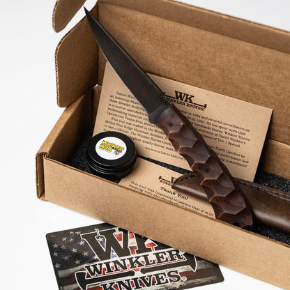 Winkler Knives Operator Knife- Maple Sculpted