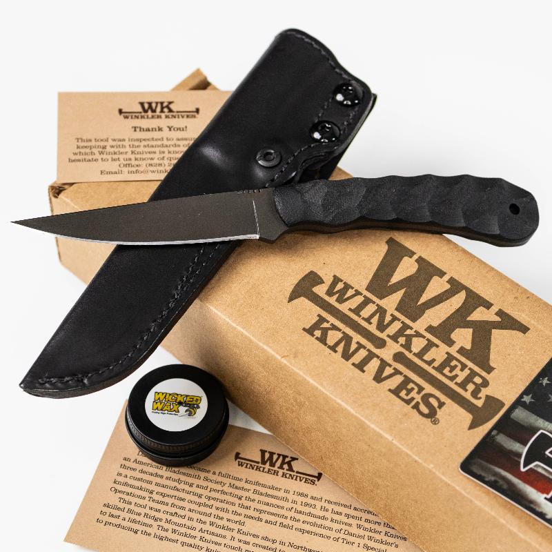 Winkler Knives Operator Knife- Maple Sculpted