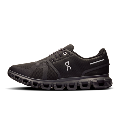 On Running Women's Cloud 6 Wide Shoes - Black / Black