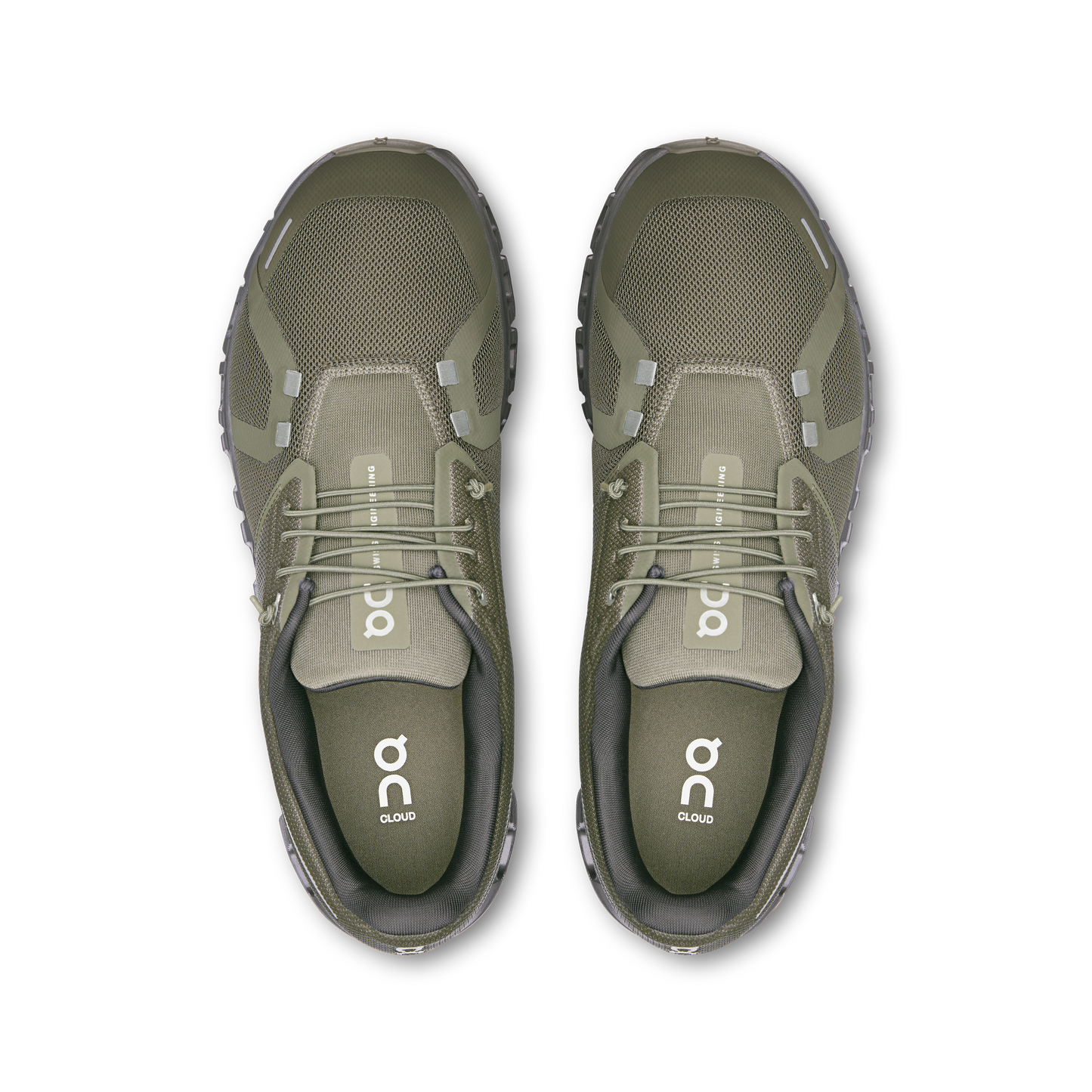 On Running Men's Cloud 6 Shoes - Olive / Eclipse