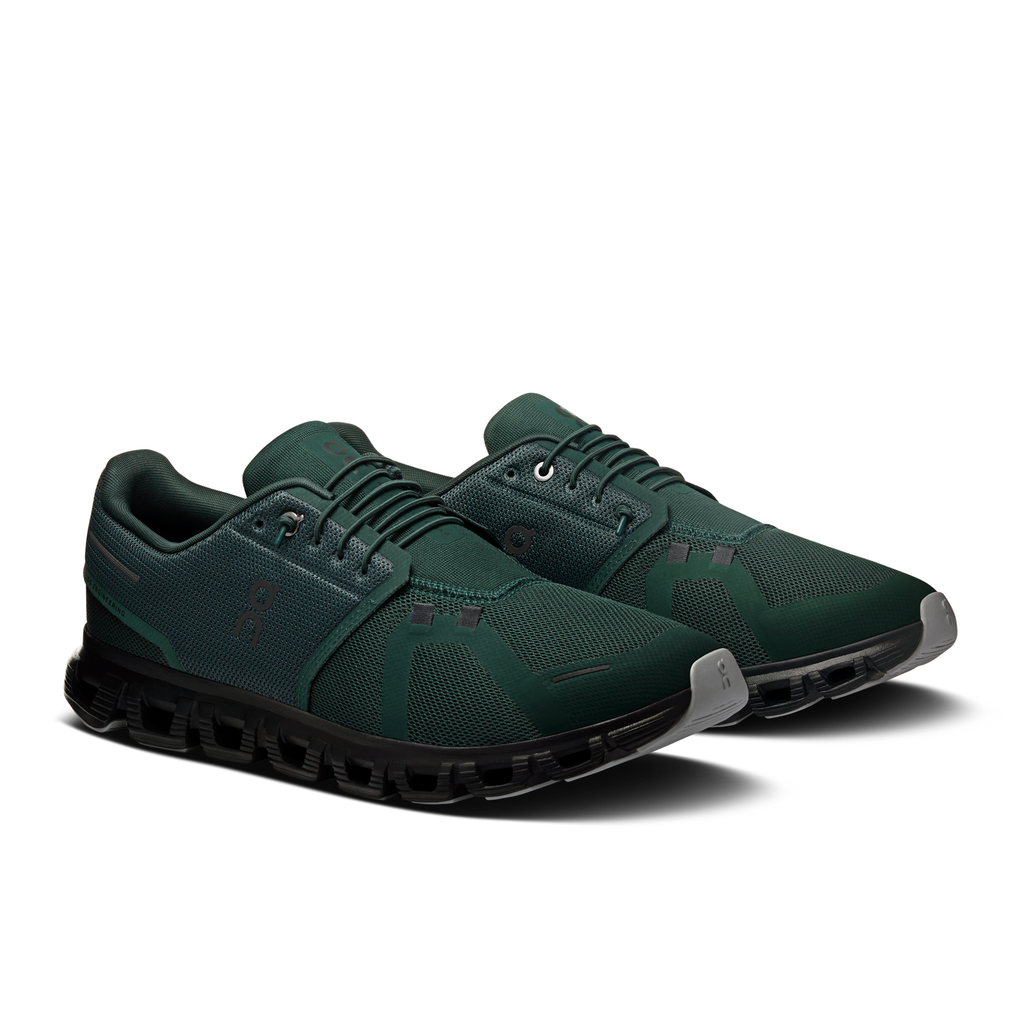 On Running Men's Cloud 6 Shoes - Evergreen / Glacier