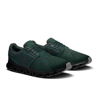 On Running Men's Cloud 6 Shoes - Evergreen / Glacier