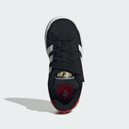 Adidas Kids' Campus 00s Led Lights Shoes - Core Black / Cloud White / Red