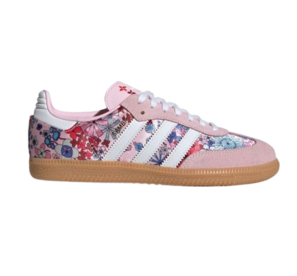 Adidas Kids' Samba Og Liberty London Shoes - Clear Pink / Cloud White / Gum