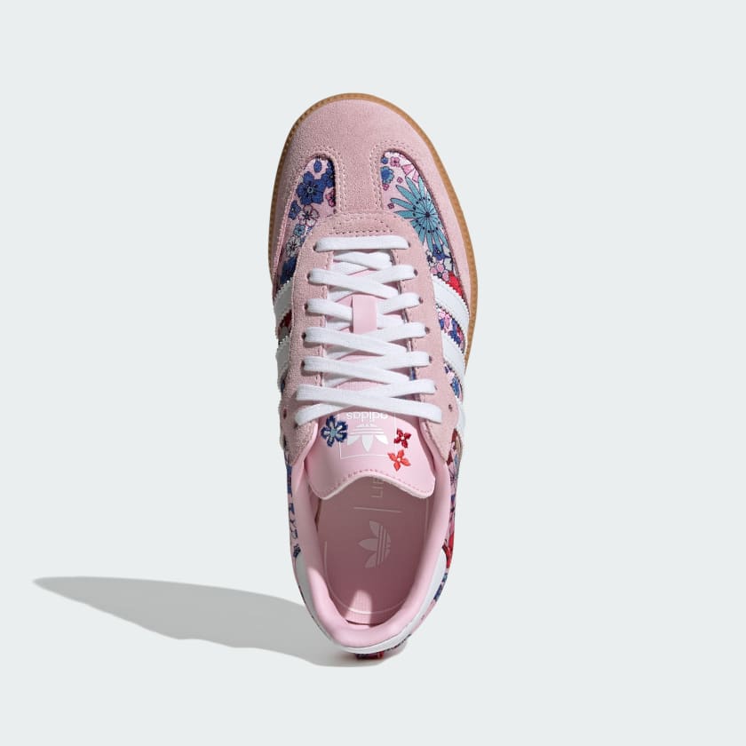 Adidas Kids' Samba Og Liberty London Shoes - Clear Pink / Cloud White / Gum