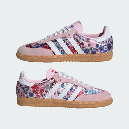 Adidas Kids' Samba Og Liberty London Shoes - Clear Pink / Cloud White / Gum