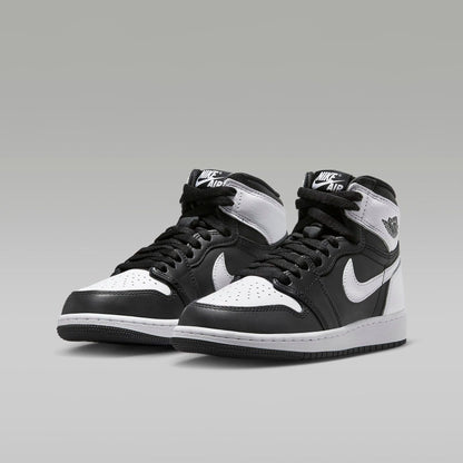 Nike Kids' Air Jordan 1 High OG Shoes - Black / White