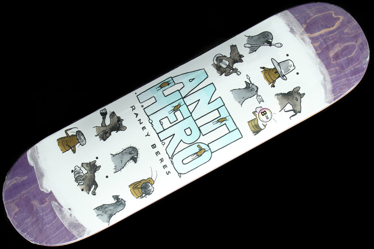 Raney - Usual Suspect Purple Deck 8.38"