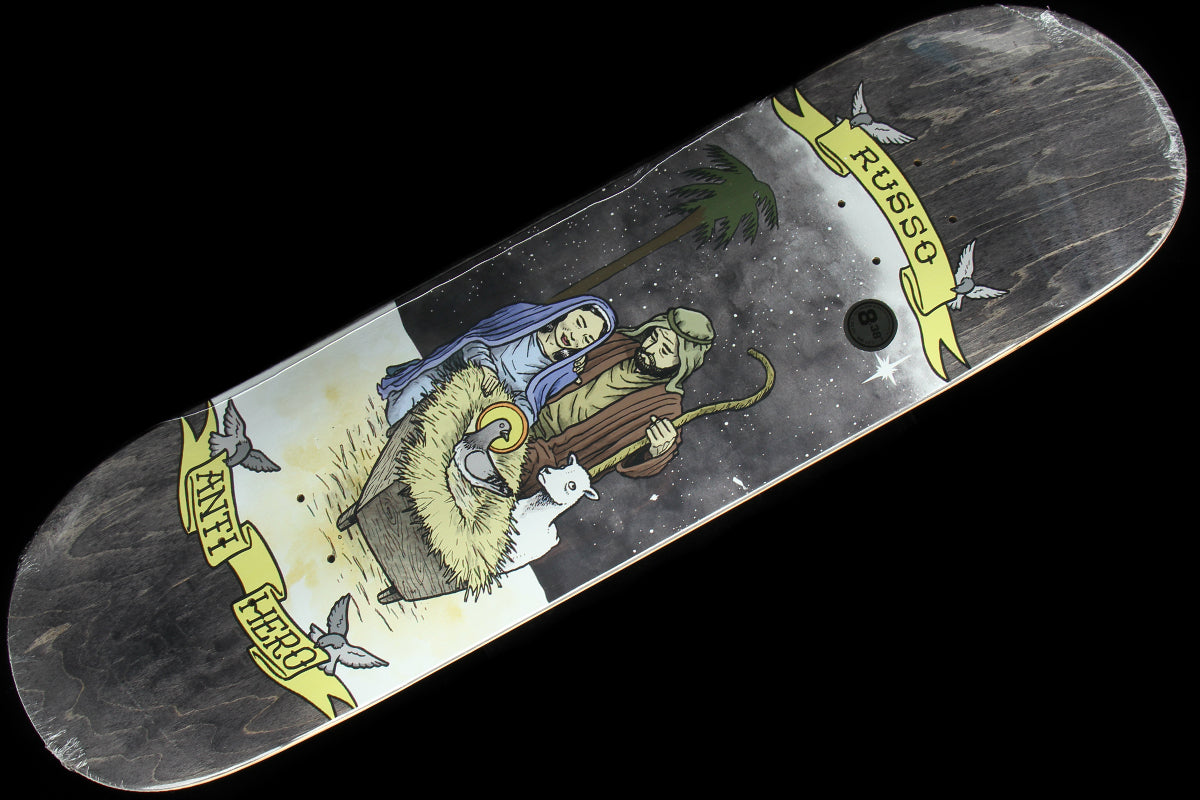 Russo - Pigeon Religion Black Deck 8.38"