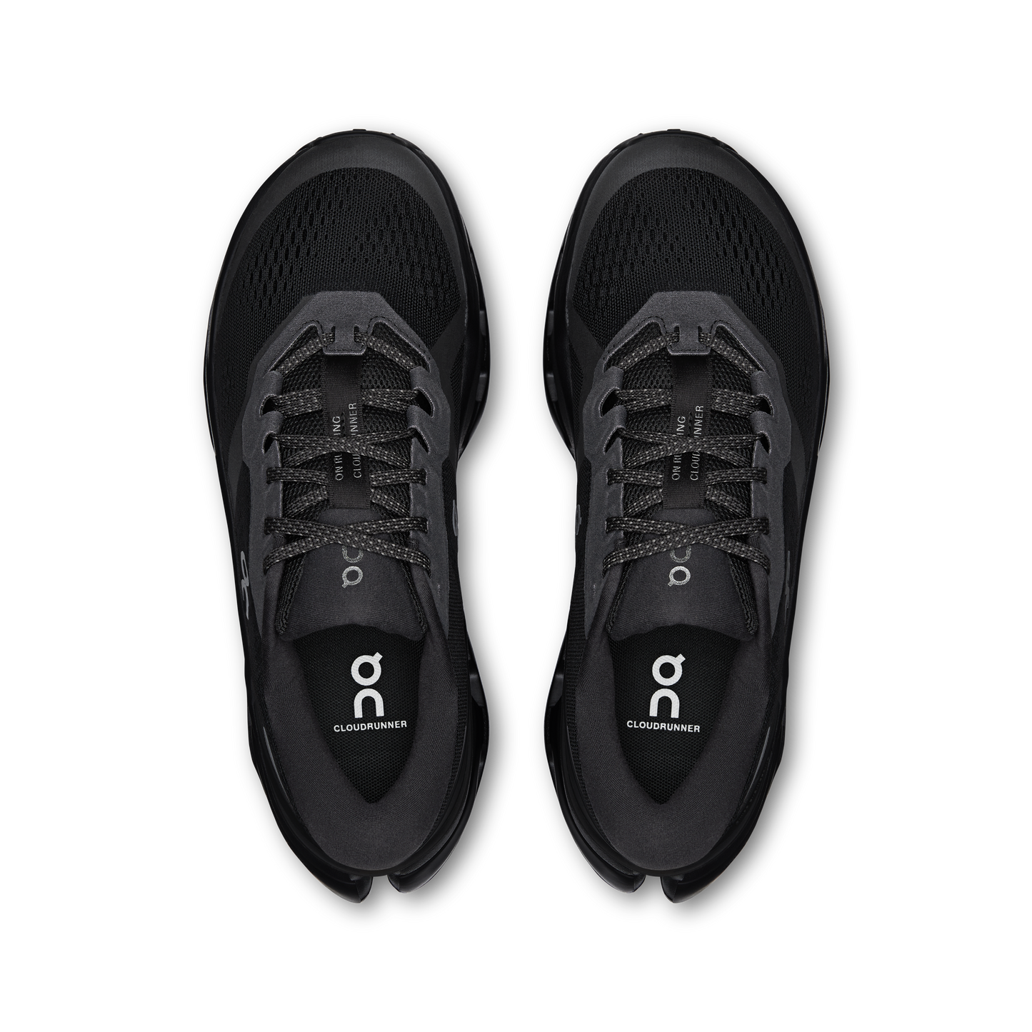 On Running Women's Cloudrunner 3 Shoes - Black / Black