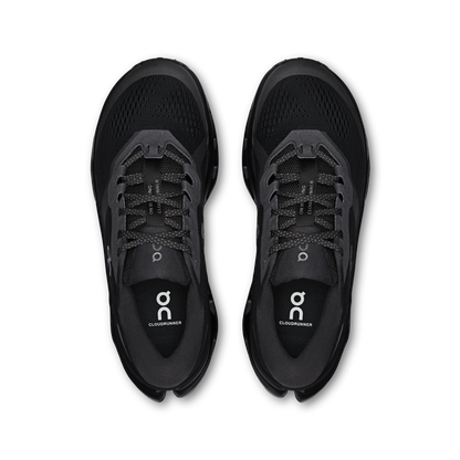 On Running Women's Cloudrunner 3 Shoes - Black / Black