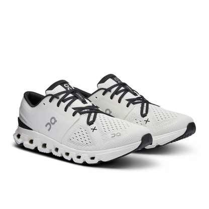 On Running Men's Cloud X 4 Shoes - Ivory / Black