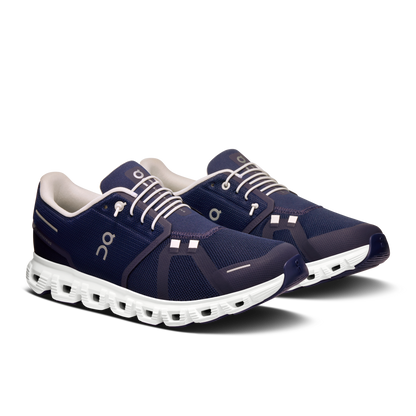 On Running Men's Cloud 6 Shoes - Midnight / White