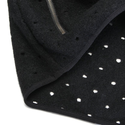 Hole Mock Neck Pullover