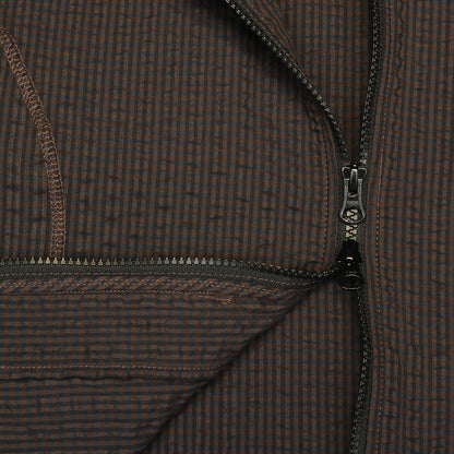 Women's Gingham Hooded Top